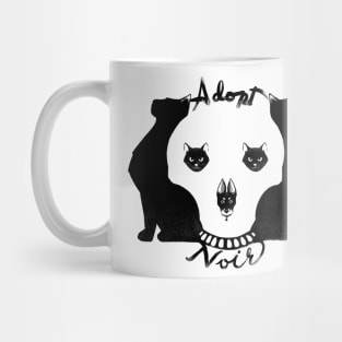 Adopt Noir Mug